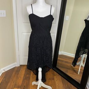 High Low Mini Lace Dress